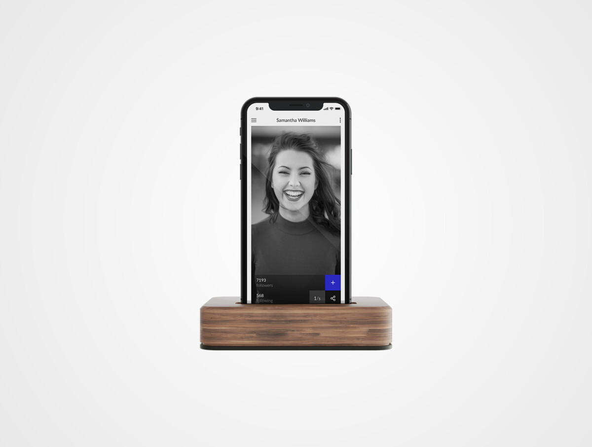 iPhoneX Dock Mockup